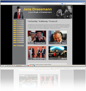 Webseite Alleinunterhalter Jens Dreesmann